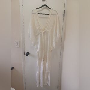 Free People White Goddess Dress size xs